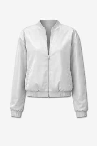 Ripasso saten bomber jacket