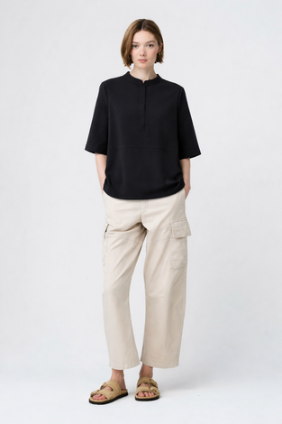 Damiana stretch technical jersey top