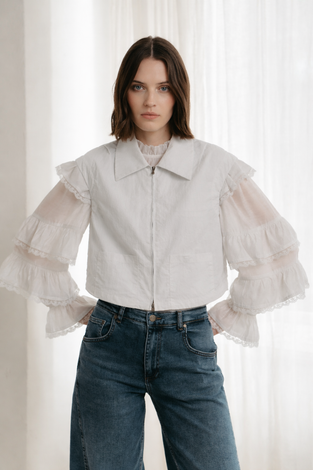 Emiko taffeta jacket