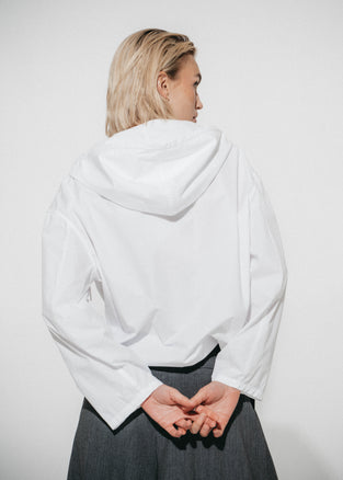 Clio hoodie zipper blouse
