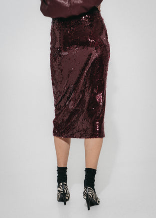 Dalia sequins uni skirt