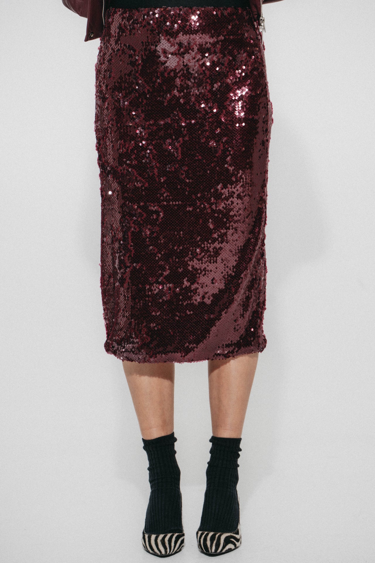 Dalia sequins uni skirt
