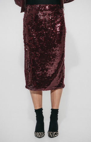 Dalia sequins uni skirt