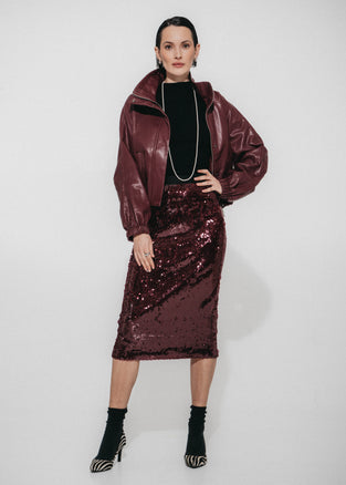 Dalia sequins uni skirt
