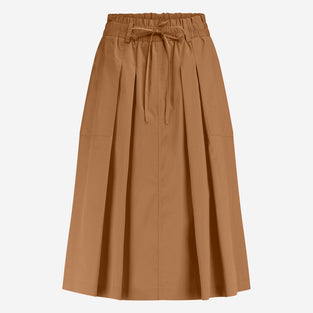 Raffaele poplin skirt