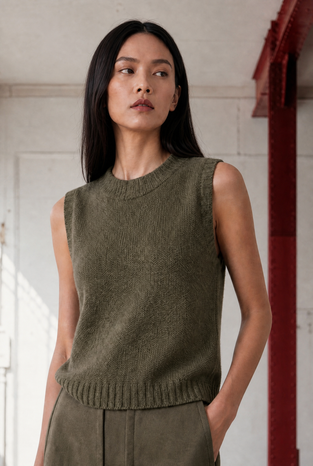Abigail alpaca vest EX H24179