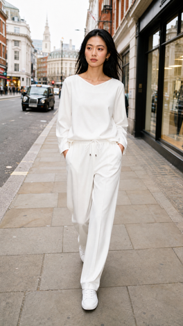 Adelia blouse soft Punto Milano jersey
