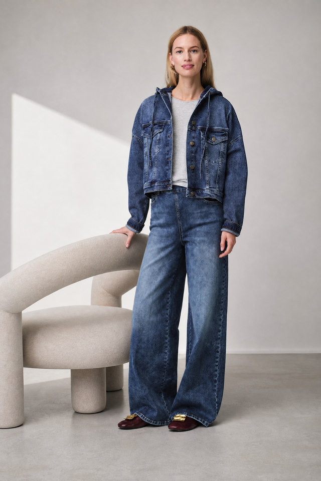 Nevada hood denim jacket