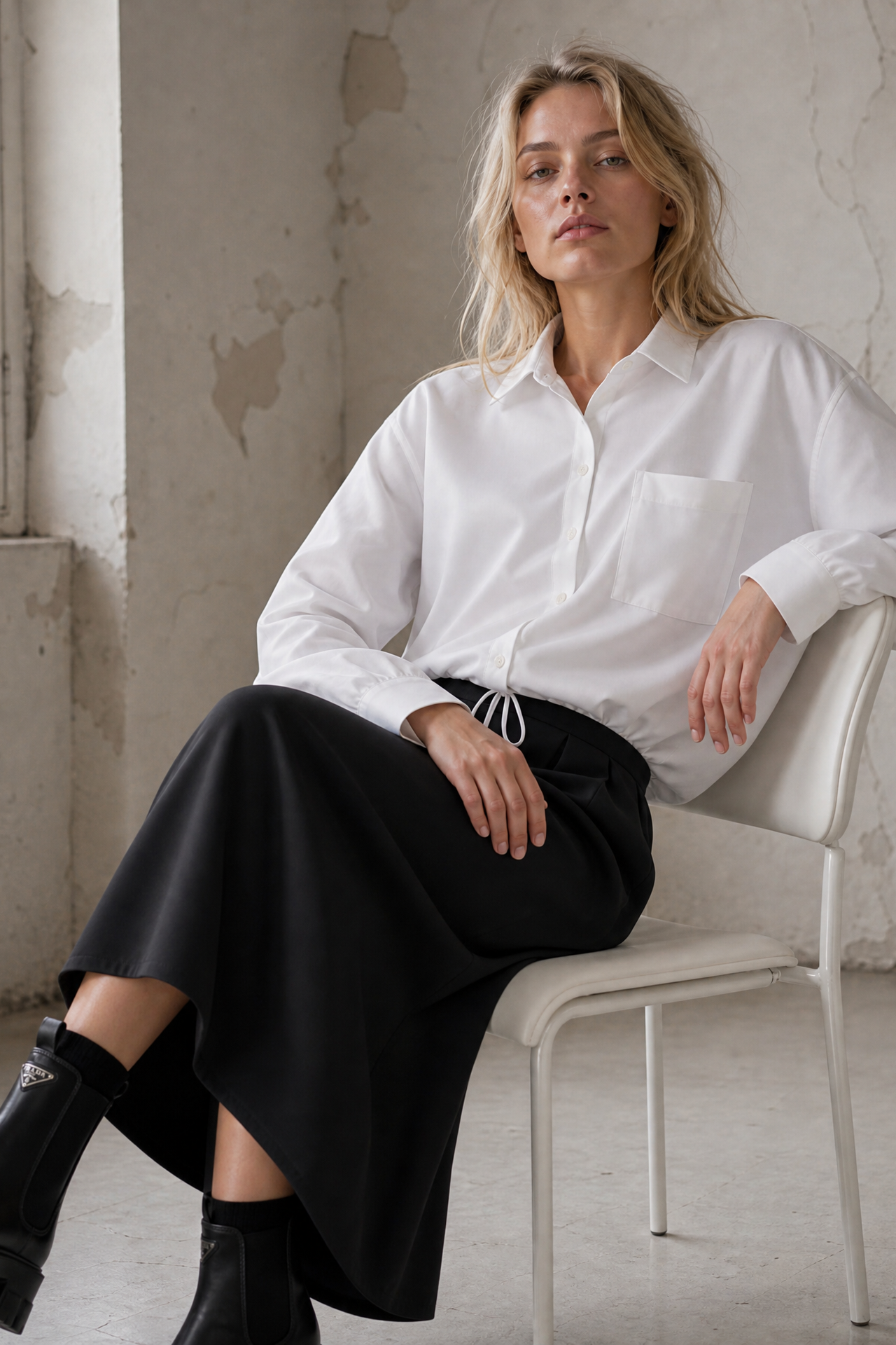 Carmen blouse technical jersey