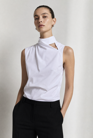 Naomi stretch technical jersey top