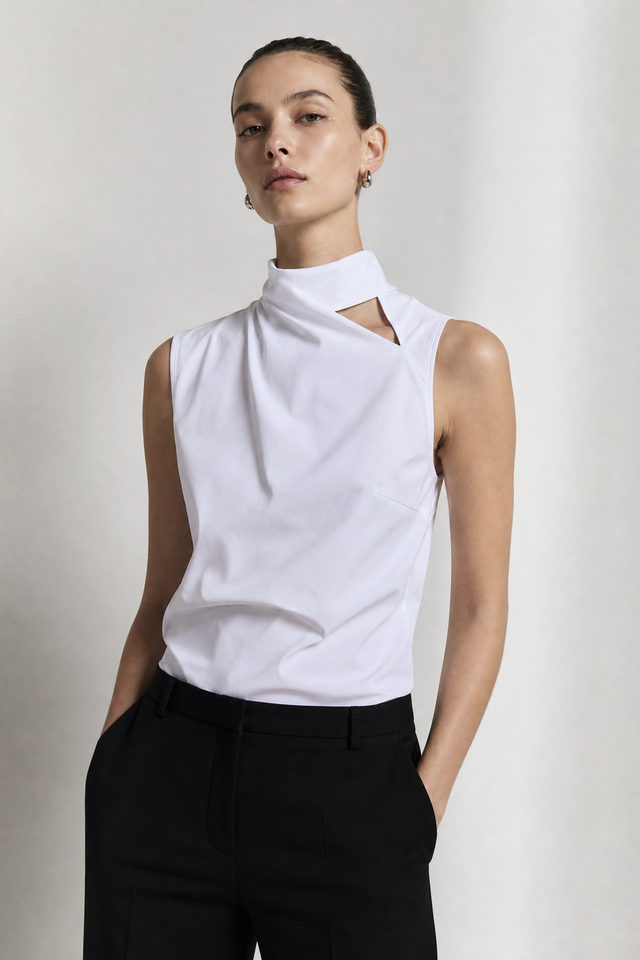 Naomi stretch technical jersey top
