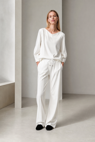 Elvio pants soft Punto Milano jersey