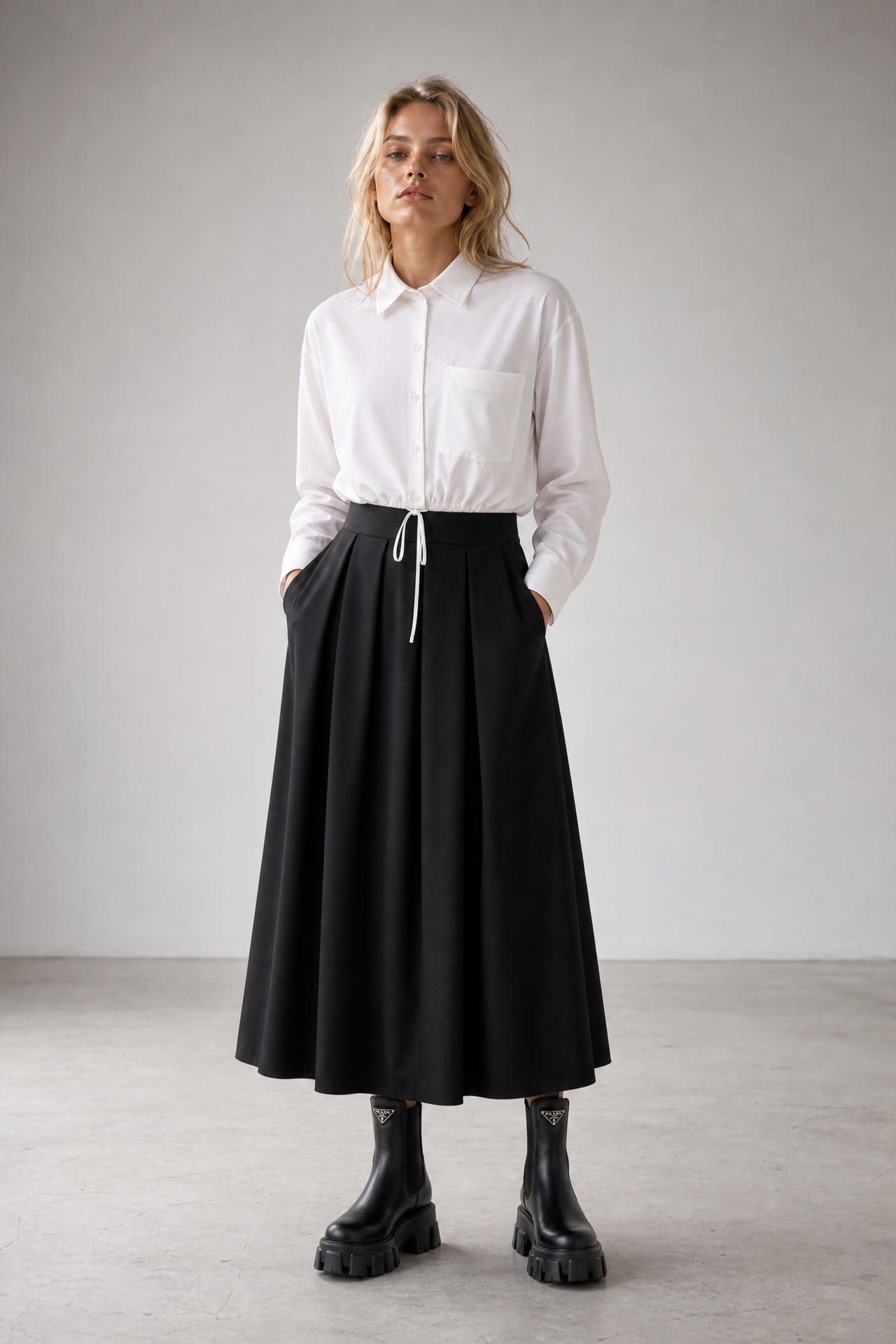 Carmen blouse technical jersey