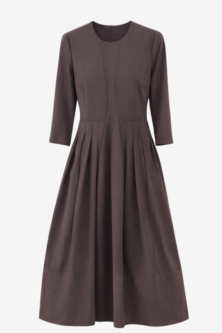 Heide tech jersey dress LS