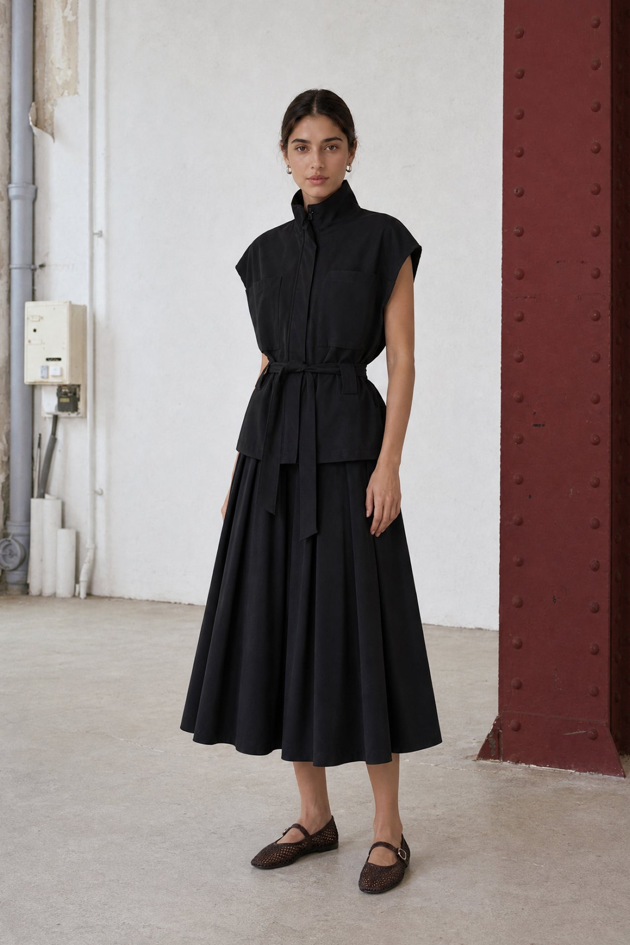 Heide skirt technical jersey