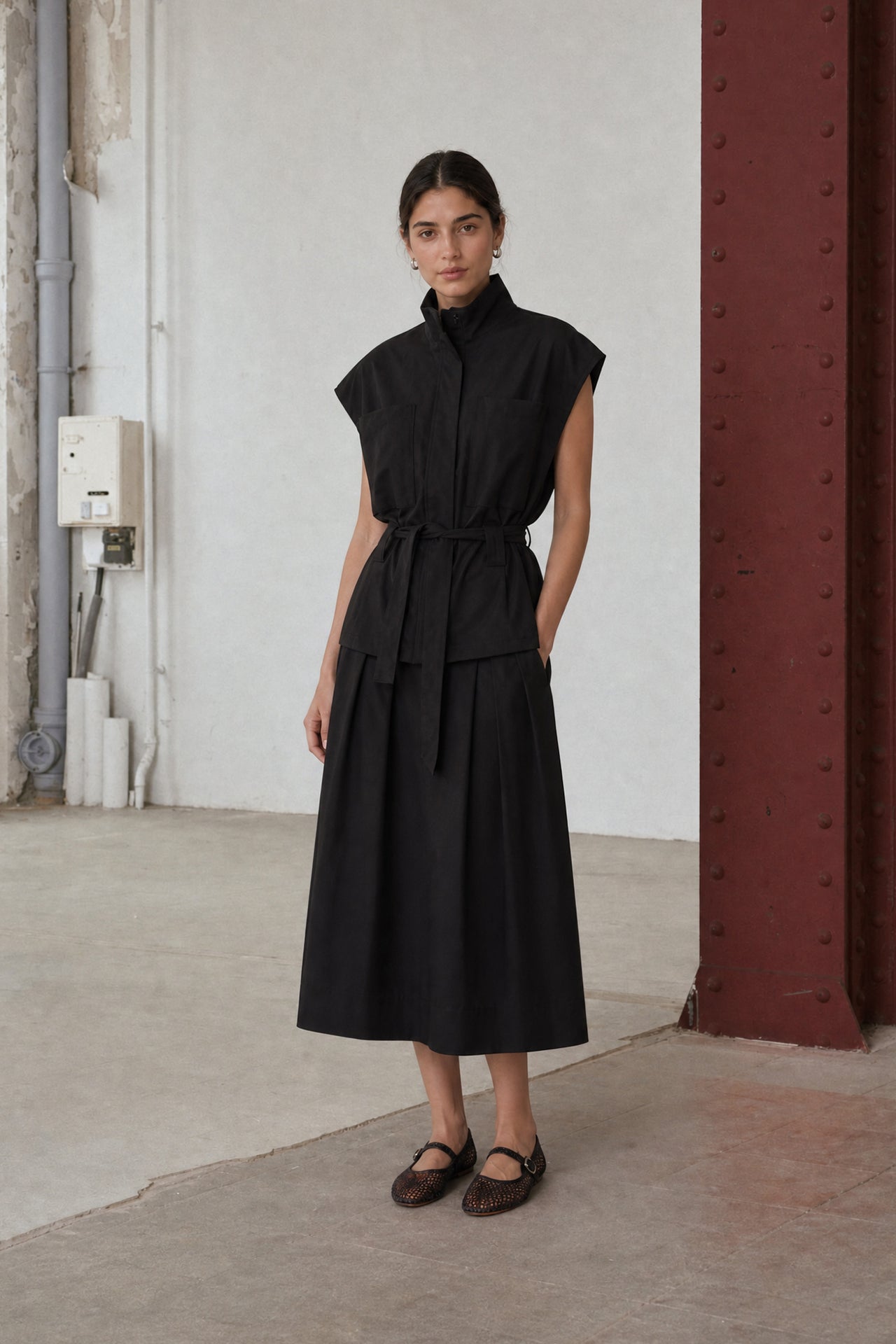 Heide skirt technical jersey