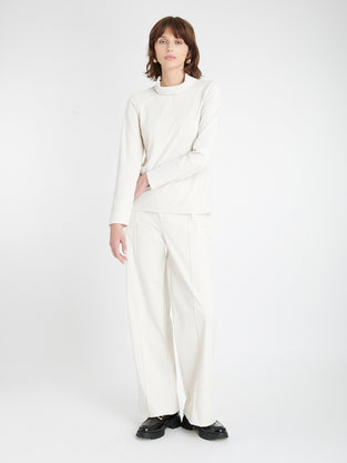 Hilary top brush tech jersey