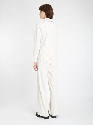 Hilary top brush tech jersey