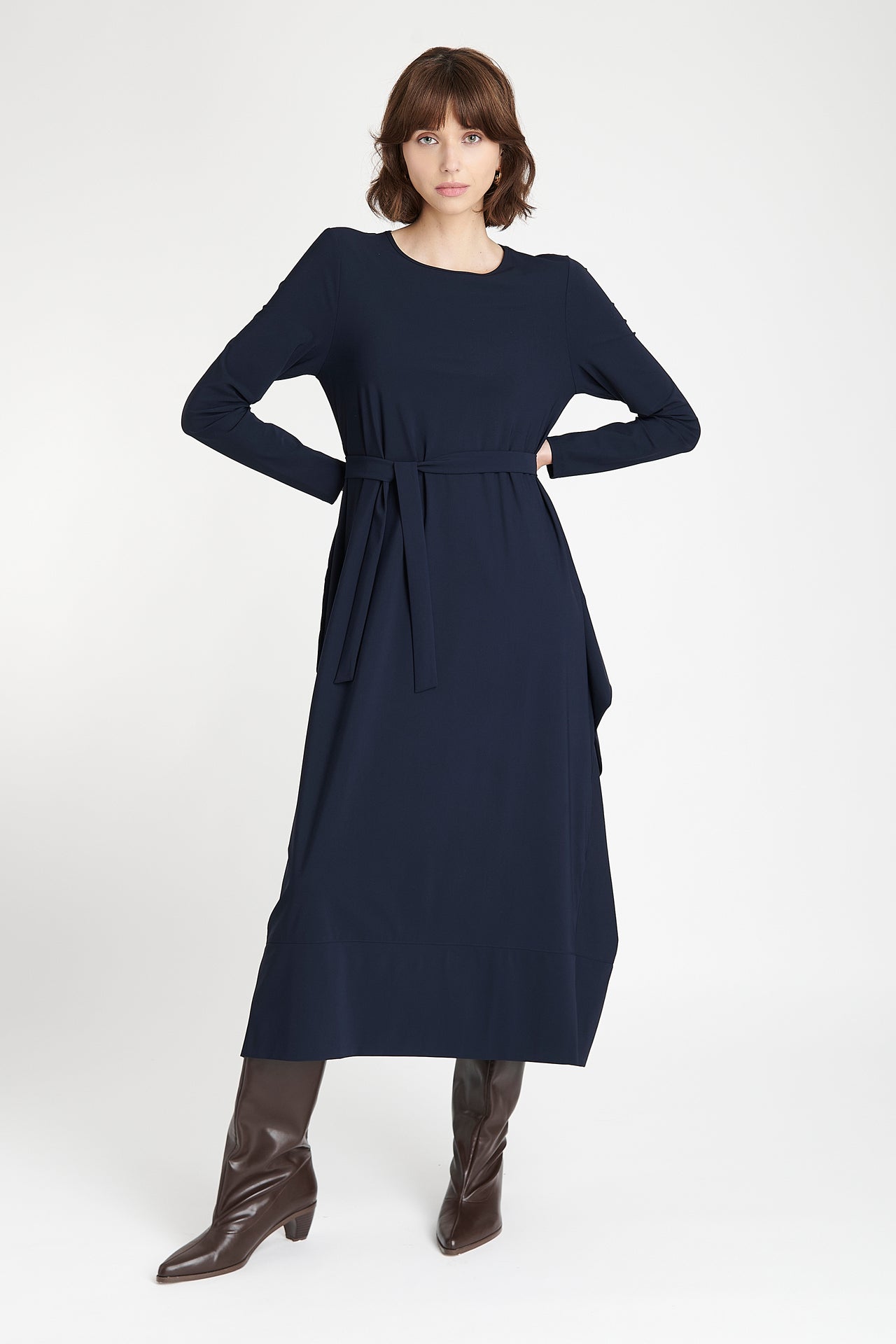 Isabel dress LS technical jersey