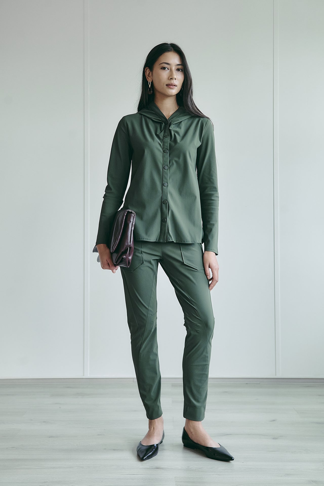 Veronica blouse technical jersey