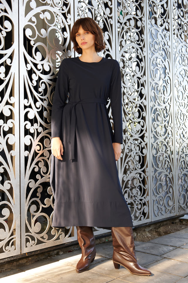 Isabel dress LS technical jersey