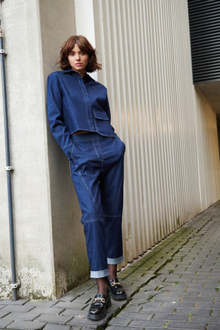 Kerry denim blouse