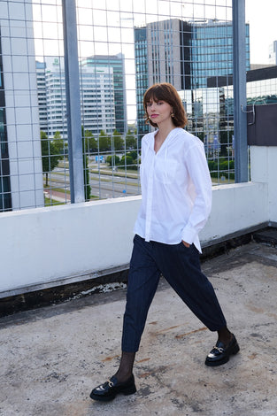 Parrot viscose elastene pants