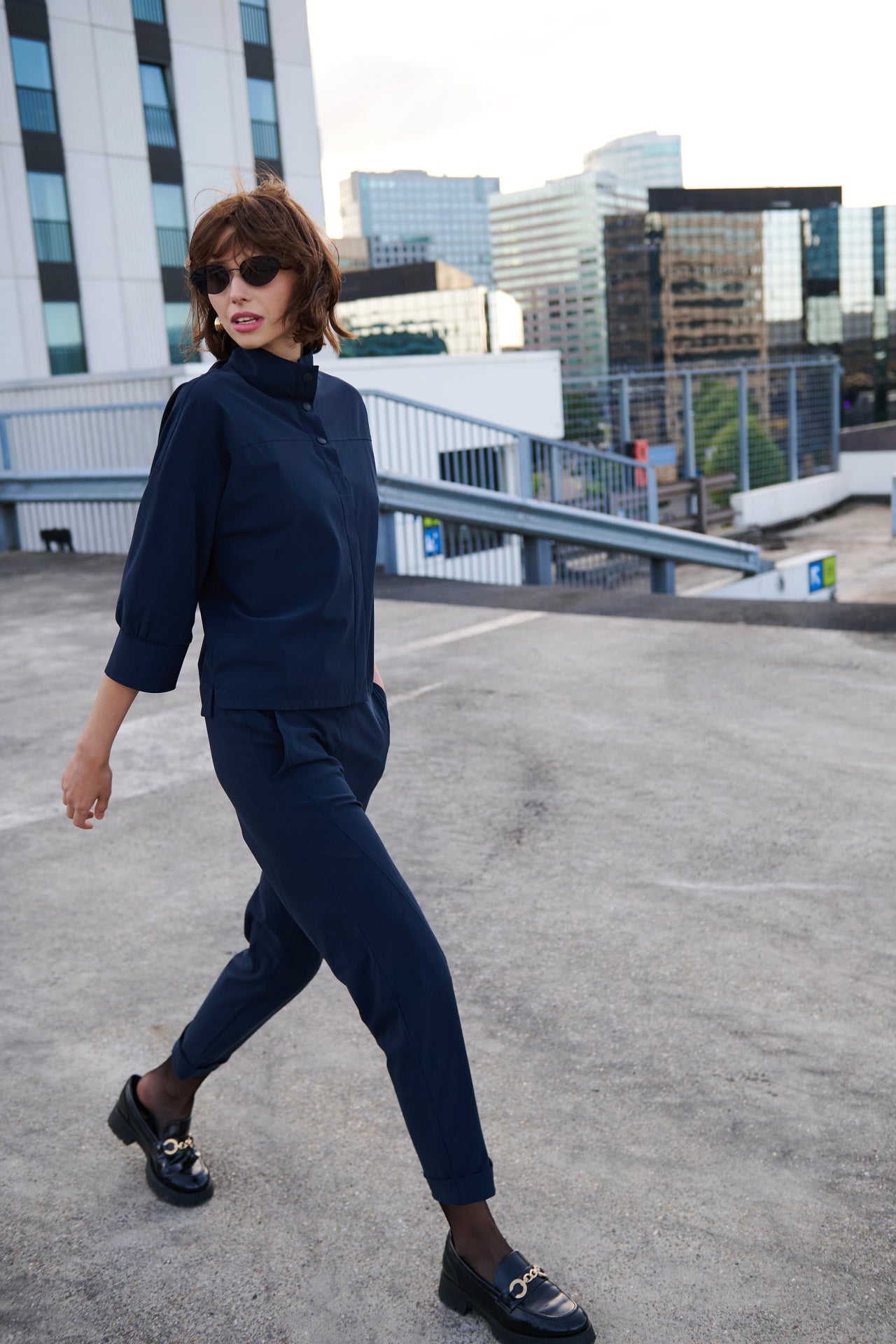 Timelia pants brush tech jersey