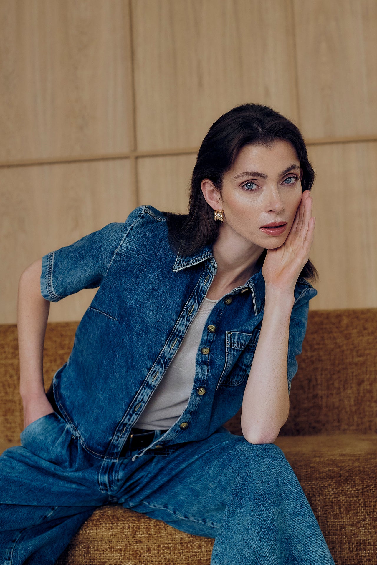 Cross hopcar denim shirt
