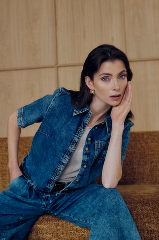 Cross hopcar denim shirt