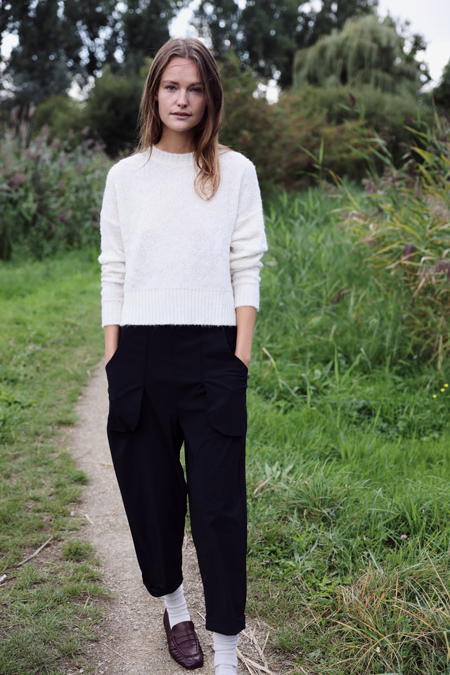 Pullover shiny alpaca H24423