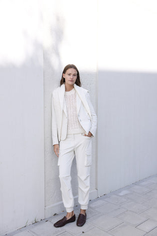 Havana blazer technical jersey