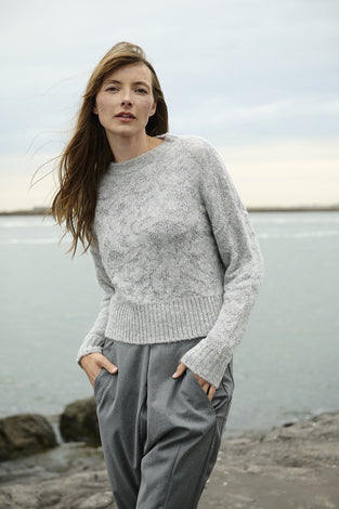 Pullover shiny alpaca H24423