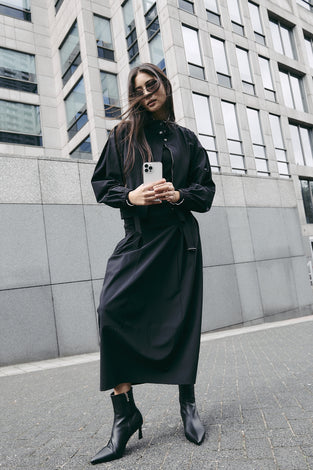 Heide skirt technical jersey