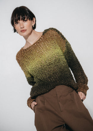 Cozy colour block pullover FA265