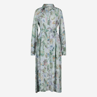 Rio print rayon viscose dress