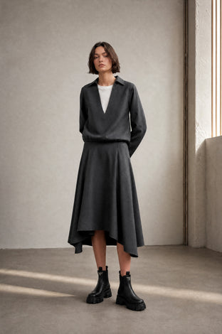 Dina viscose double blouse