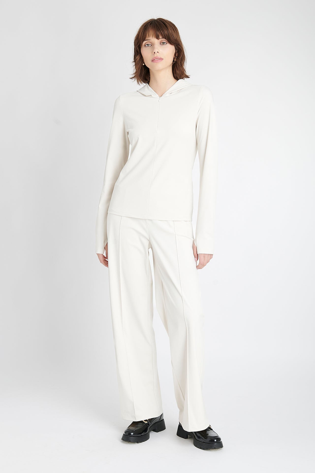 Melissa top brush tech jersey