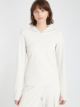 Melissa top brush tech jersey