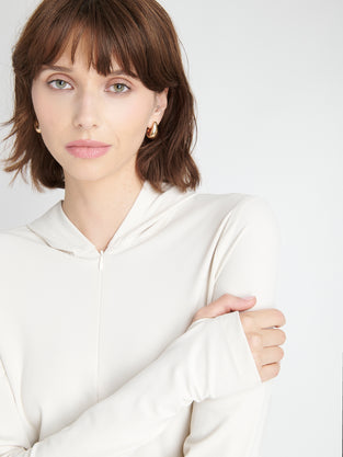 Melissa top brush tech jersey