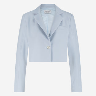 Estele structure technical jersey blazer