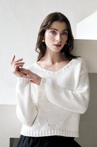 Fancy cotton Pullover E20197S