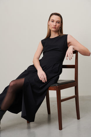 Jackie structure technical jersey dress