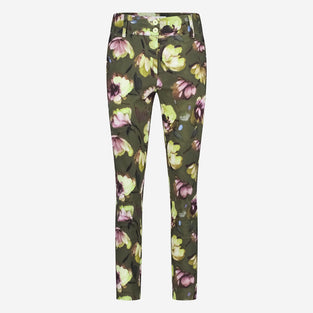 Joy print structure technical jersey pants
