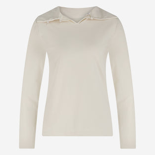 Hilary top brush tech jersey