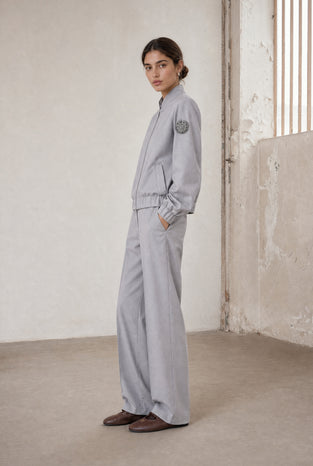 Brenzone Viscose zipper bomber