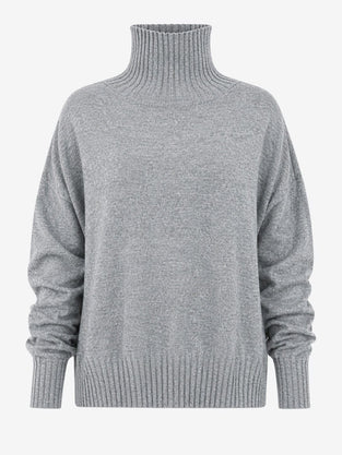 Cashmir wool polo pullover W1165
