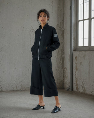 Brenzone Viscose zipper bomber