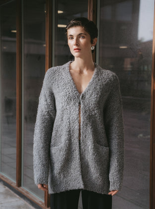 Cardigan boucle 25574