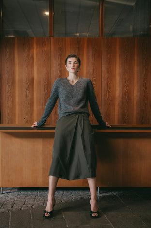 Alissa taffeta skirt